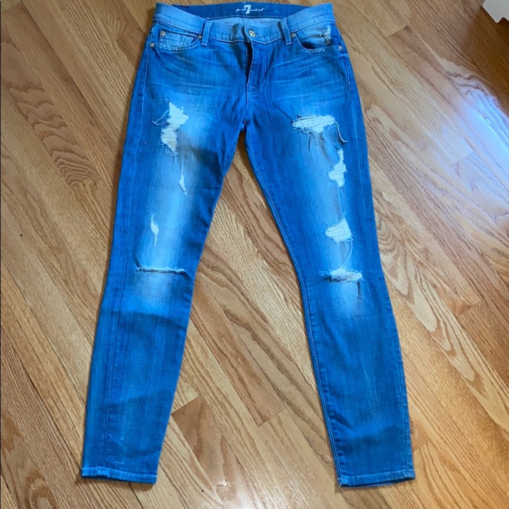 7 For All Mankind The Skinny, ankle length jean